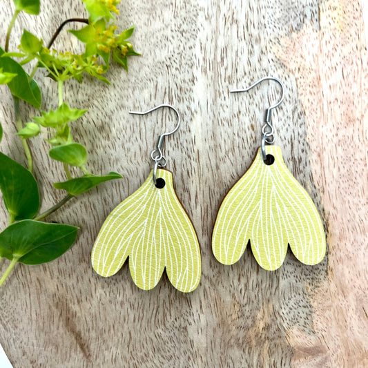 Earrings Krookus yellow