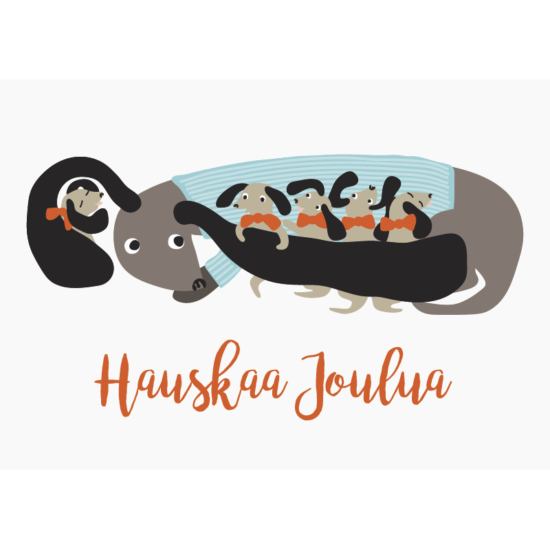 Postcard Hauskaa Joulua